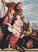 Sebastiano Ricci Heilige Familie mit Hl Anna France oil painting artist